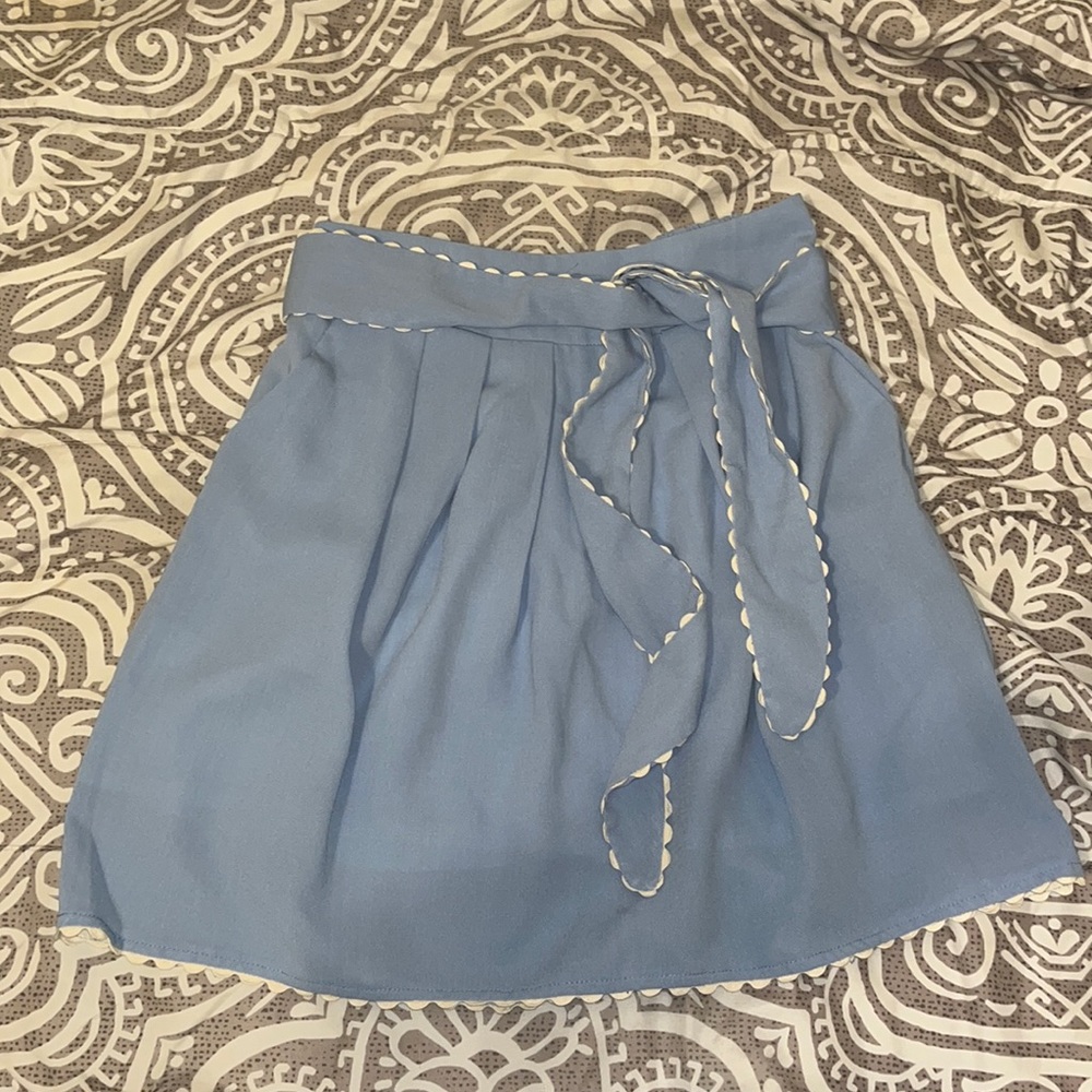 Carolina Blue Skirt with Pockets NWT